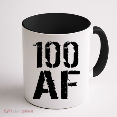 100 AF 100th Birthday Coffee Mug back