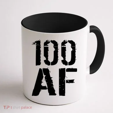 100 AF 100th Birthday Coffee Mug back