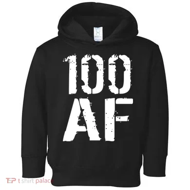 100 AF 100th Birthday Toddler Hoodie