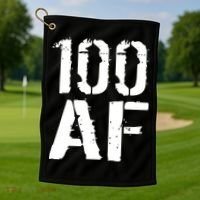 100 AF 100th Birthday Golf Towel thumb 1