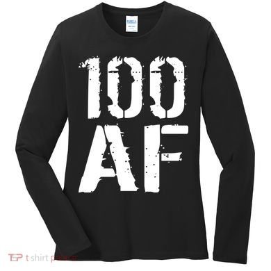 100 AF 100th Birthday Women's Long Sleeve Shirt