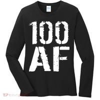 100 AF 100th Birthday Women's Long Sleeve Shirt thumb 0