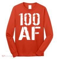 100 AF 100th Birthday Long Sleeve Shirt thumb 0