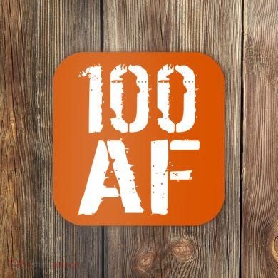 100 AF 100th Birthday Coaster
