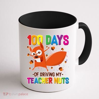 100 Days Of Driving My Teacher Nuts Coffee Mug back