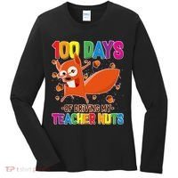 100 Days Of Driving My Teacher Nuts Women's Long Sleeve Shirt thumb 0