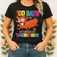 100 Days Of Driving My Teacher Nuts Women's T-Shirt thumb 2