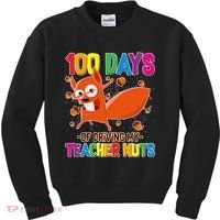 100 Days Of Driving My Teacher Nuts Kids Sweatshirt thumb 0