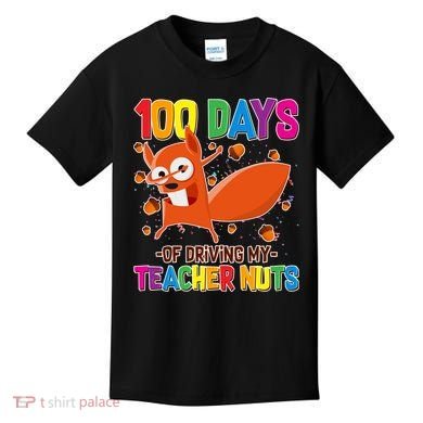 100 Days Of Driving My Teacher Nuts Kids T-Shirt
