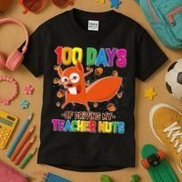 100 Days Of Driving My Teacher Nuts Kids T-Shirt thumb 3