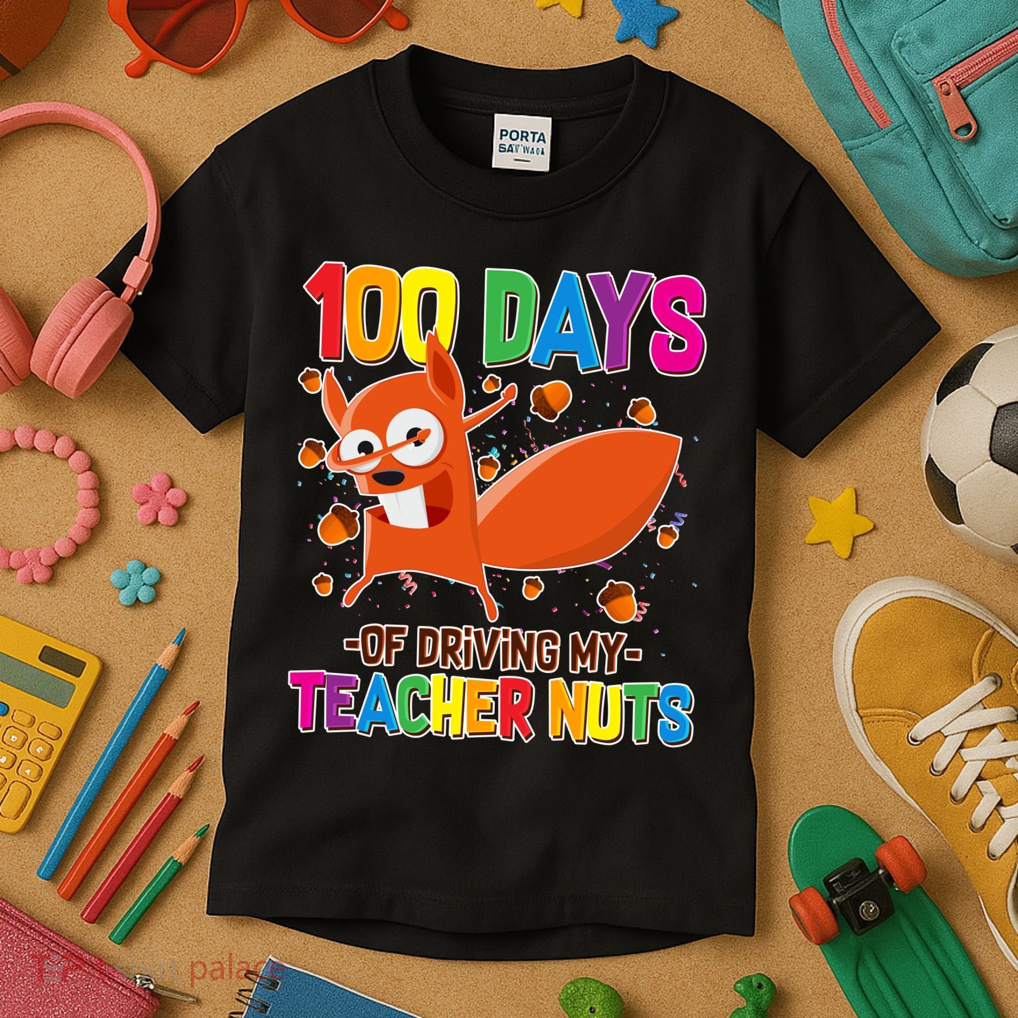 100 Days Of Driving My Teacher Nuts Kids T-Shirt