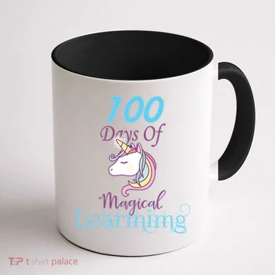 100 Days Of Magical Learning Coffee Mug back
