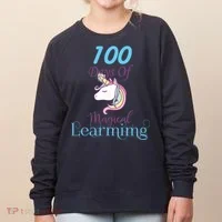 100 Days Of Magical Learning Women's Sweatshirt thumb 0