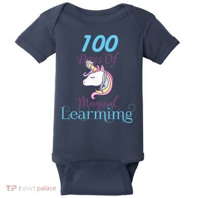 100 Days Of Magical Learning Baby Bodysuit