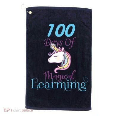 100 Days Of Magical Learning Golf Towel