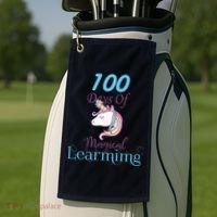 100 Days Of Magical Learning Golf Towel thumb 2
