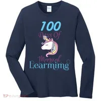 100 Days Of Magical Learning Women's Long Sleeve Shirt thumb 0