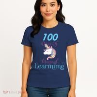 100 Days Of Magical Learning Women's T-Shirt thumb 4
