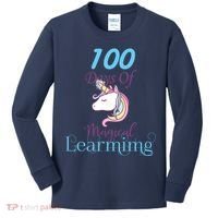100 Days Of Magical Learning Kids Long Sleeve Shirt thumb 0