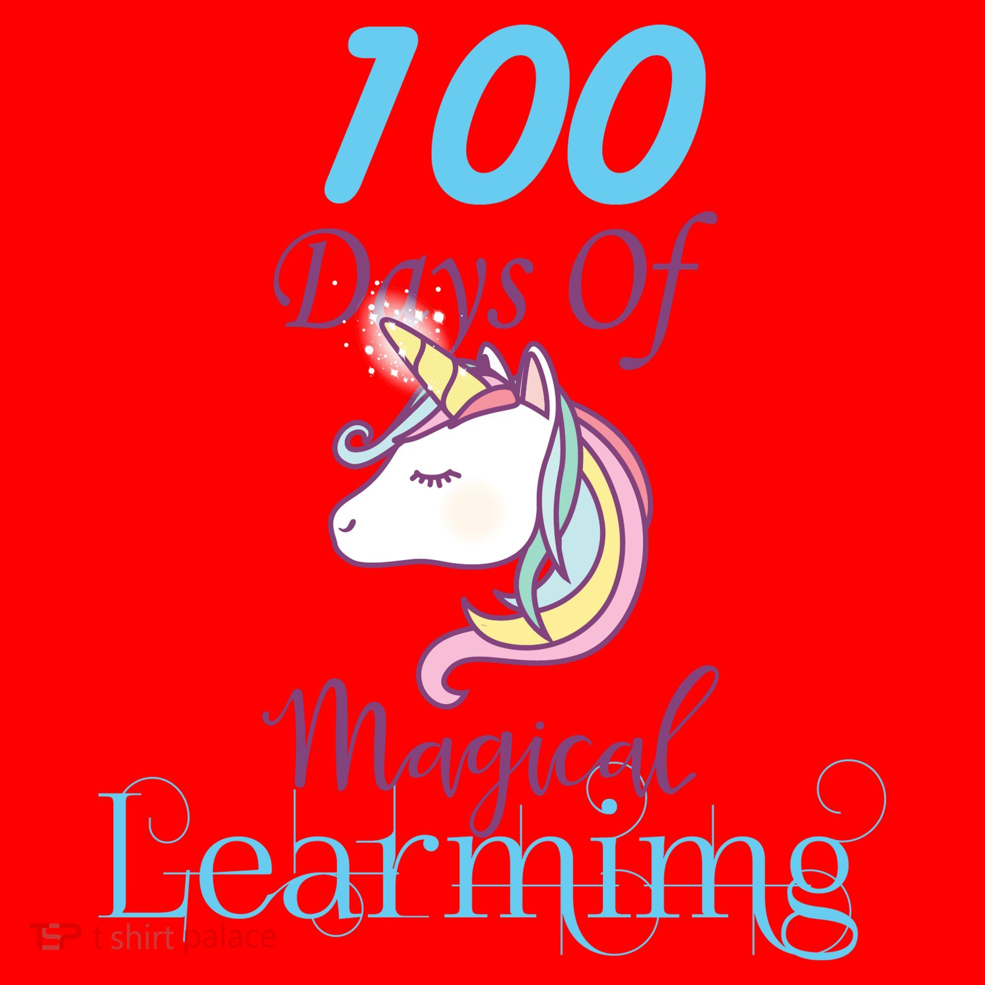 100 Days Of Magical Learning Santa Hat