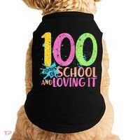 100 Days Of School And Loving It Doggie Tank thumb 0