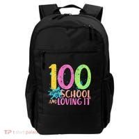 100 Days Of School And Loving It Backpack thumb 0