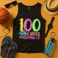 100 Days Of School And Loving It Tank Top thumb 4