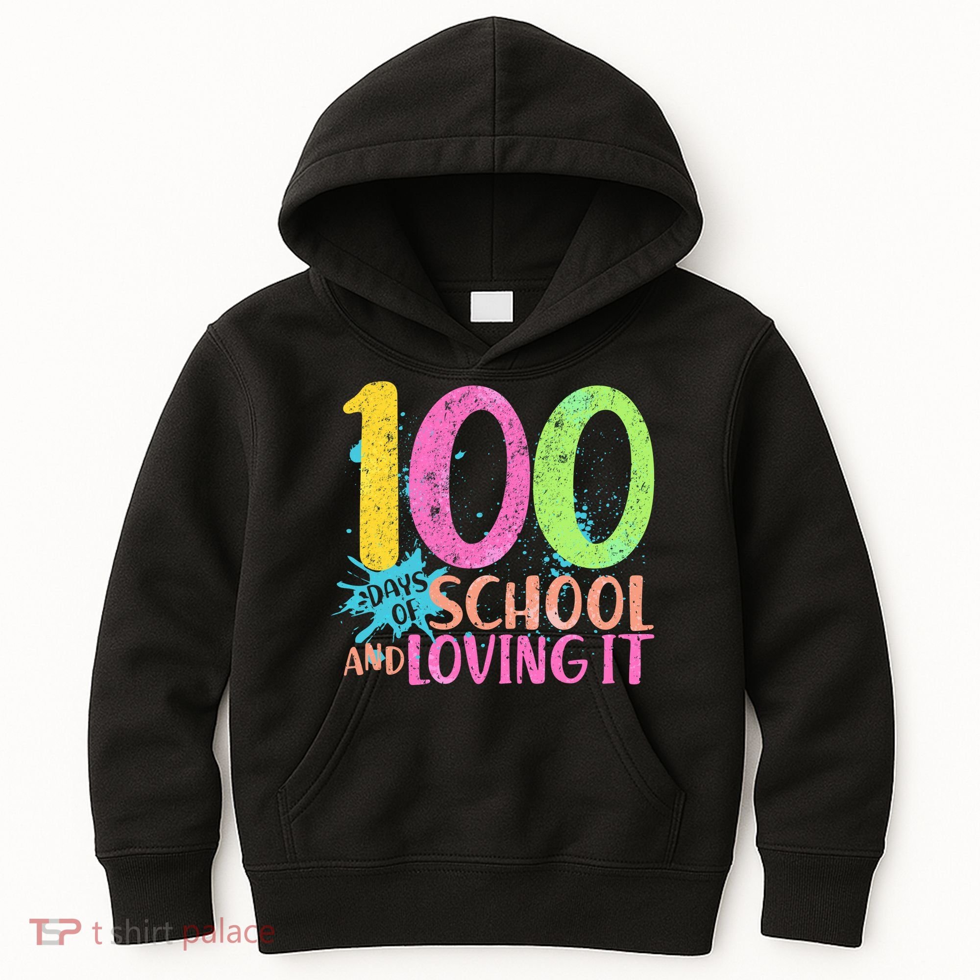 100 Days Of School And Loving It Kids Hoodie