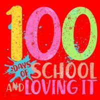 100 Days Of School And Loving It Santa Hat thumb 1
