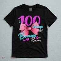 100 Days Of School Brains and Bows T-Shirt thumb 5