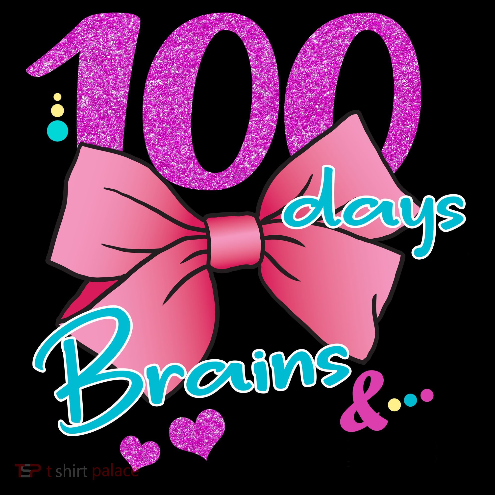100 Days Of School Brains and Bows Coffee Mug