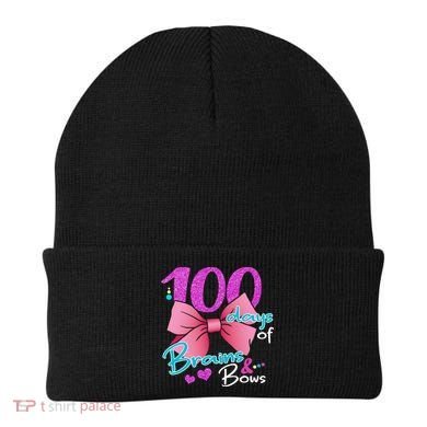 100 Days Of School Brains and Bows Beanie