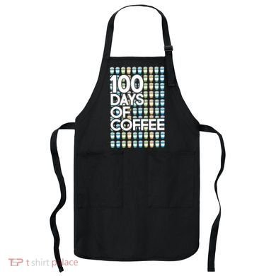 100 Days Of School (Coffee) Apron