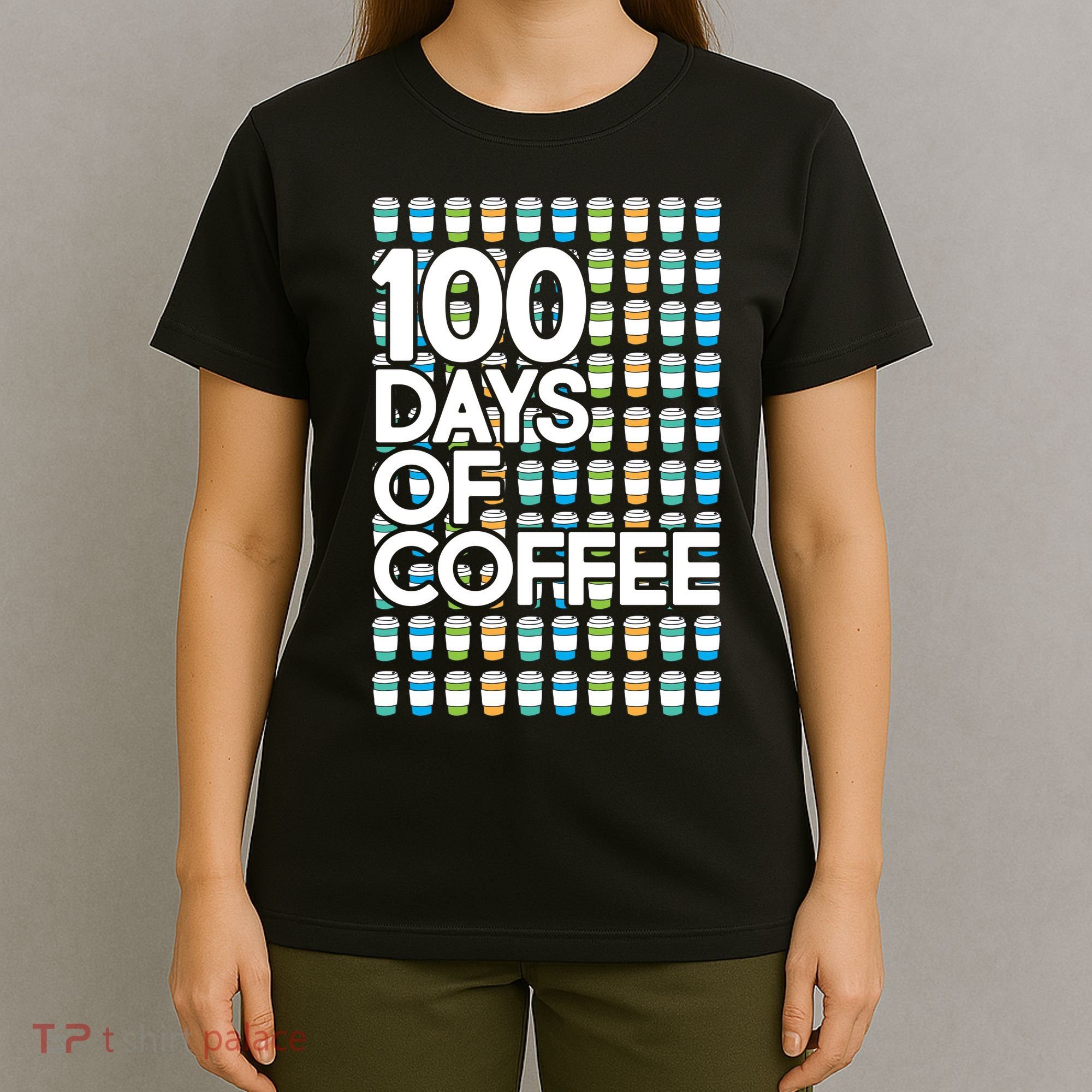 100 Days Of School (Coffee) T-Shirt