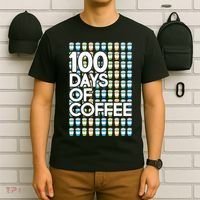 100 Days Of School (Coffee) T-Shirt thumb 6