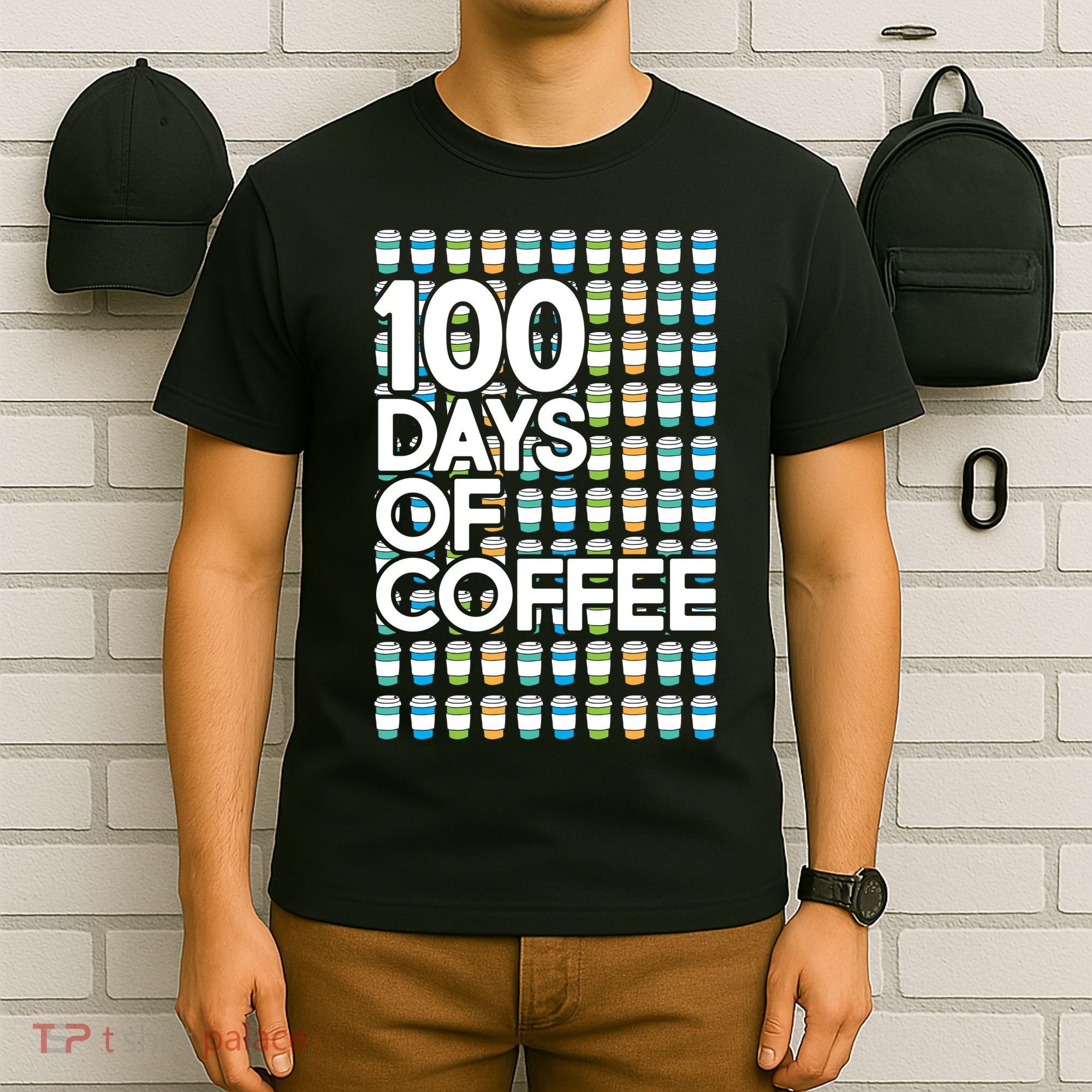 100 Days Of School (Coffee) T-Shirt
