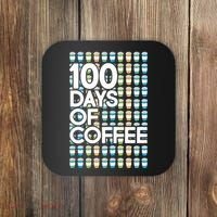 100 Days Of School (Coffee) Coaster thumb 0