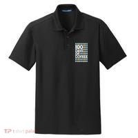 100 Days Of School (Coffee) Dry Zone Grid Polo thumb 0