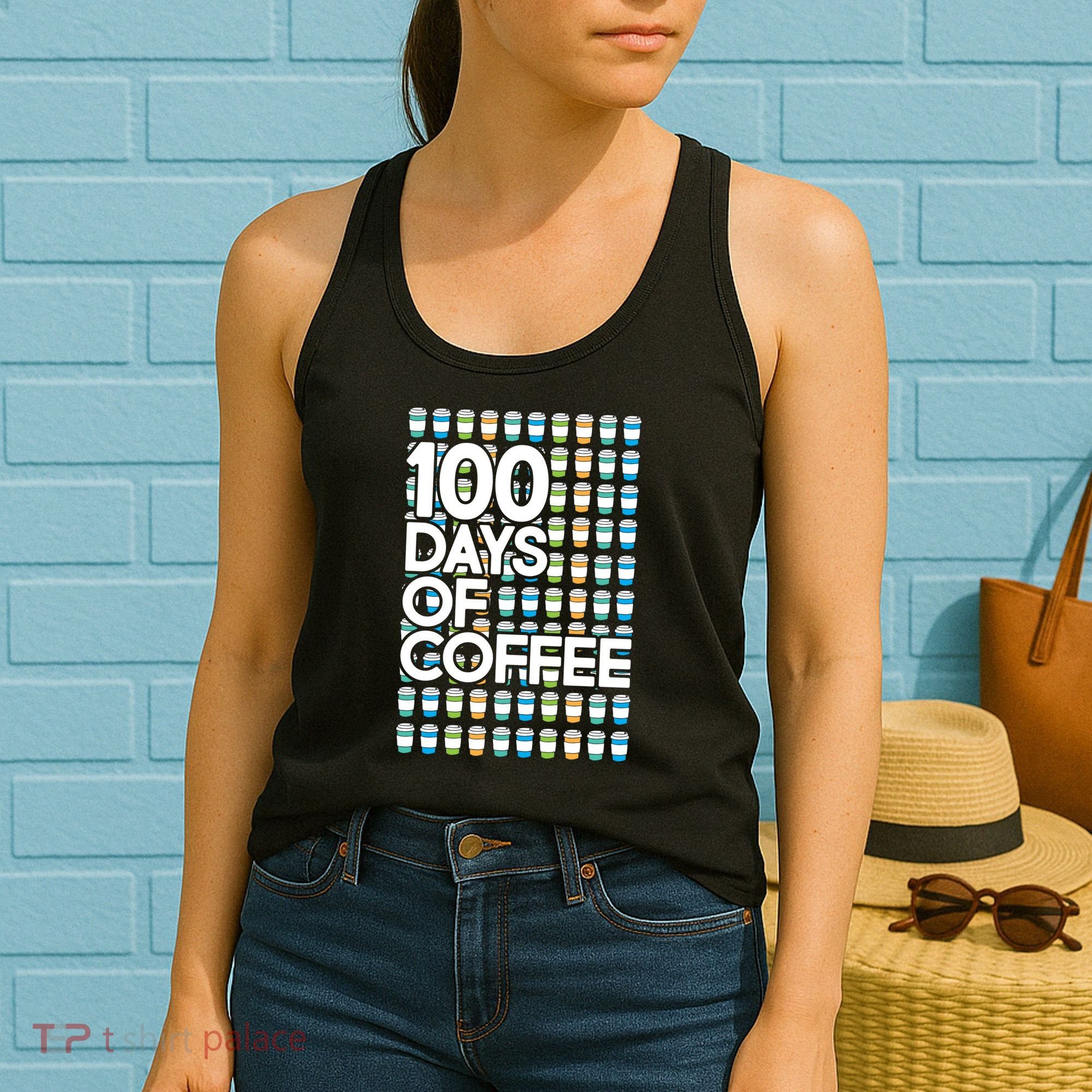 100 Days Of School (Coffee) Women's Tank Top