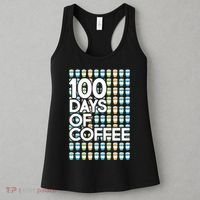 100 Days Of School (Coffee) Women's Tank Top thumb 3