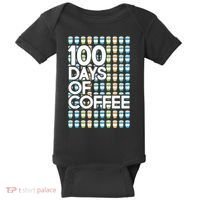100 Days Of School (Coffee) Baby Bodysuit thumb 0