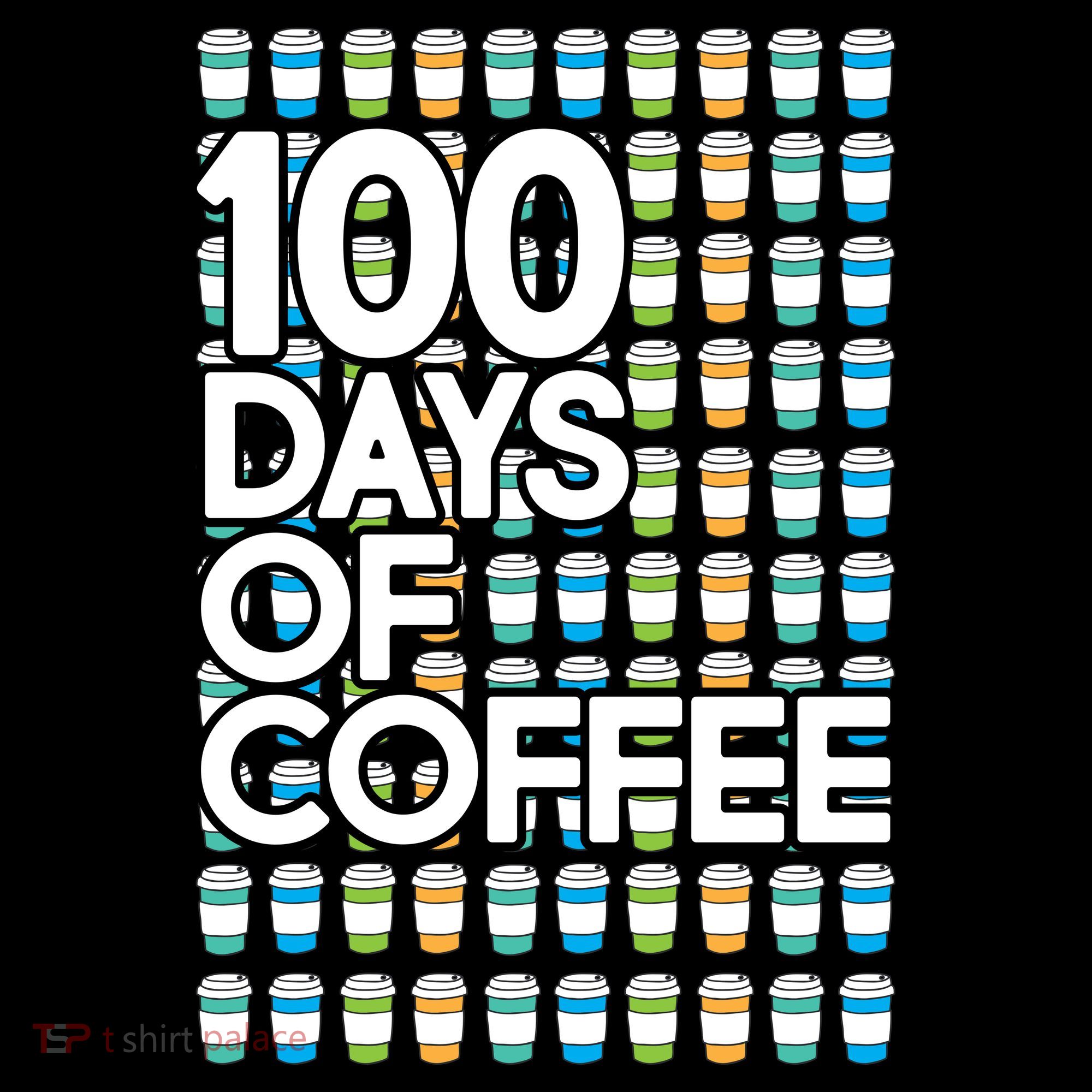 100 Days Of School (Coffee) Toddler Hoodie
