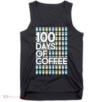 100 Days Of School (Coffee) Tank Top thumb 0