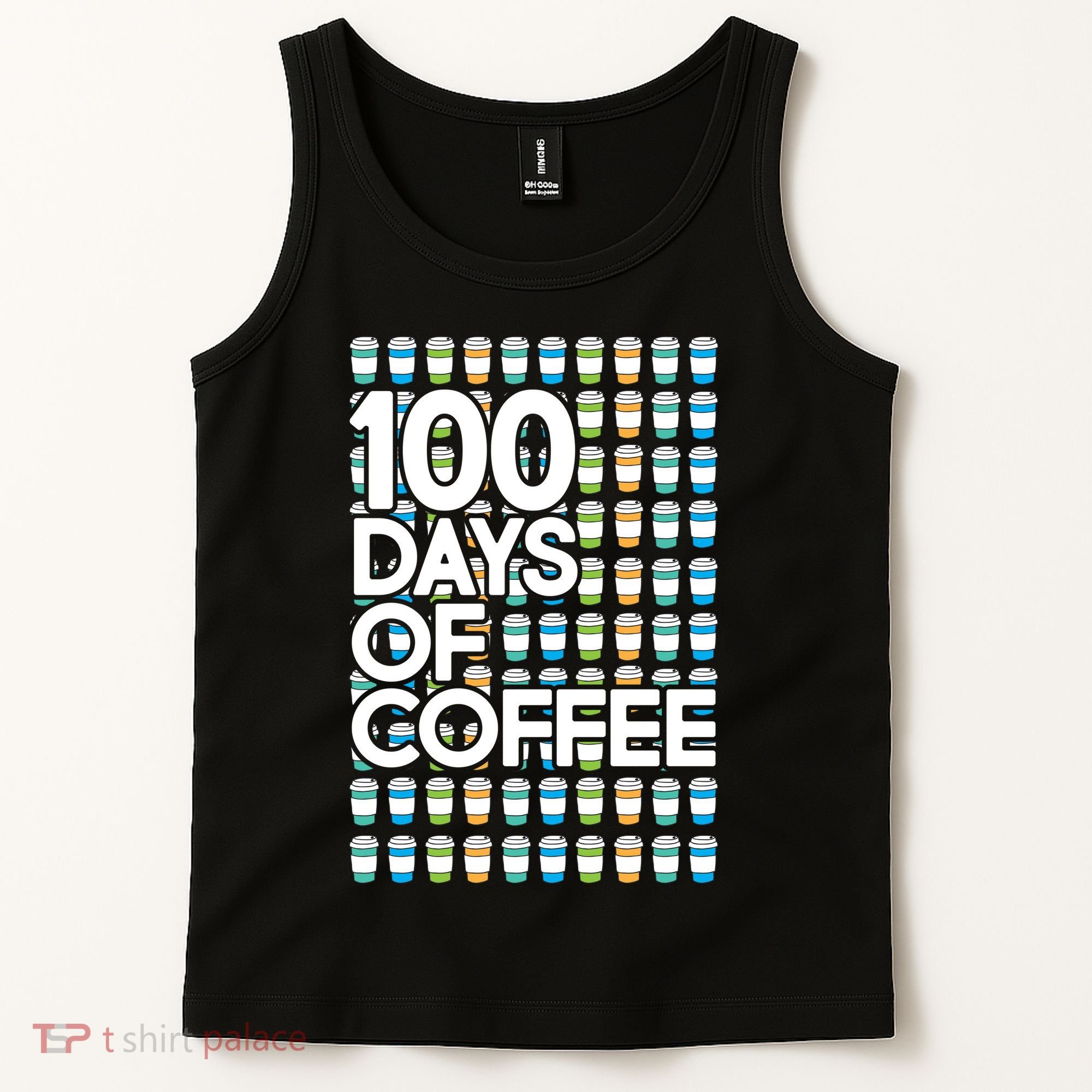 100 Days Of School (Coffee) Tank Top