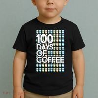 100 Days Of School (Coffee) Toddler T-Shirt thumb 2