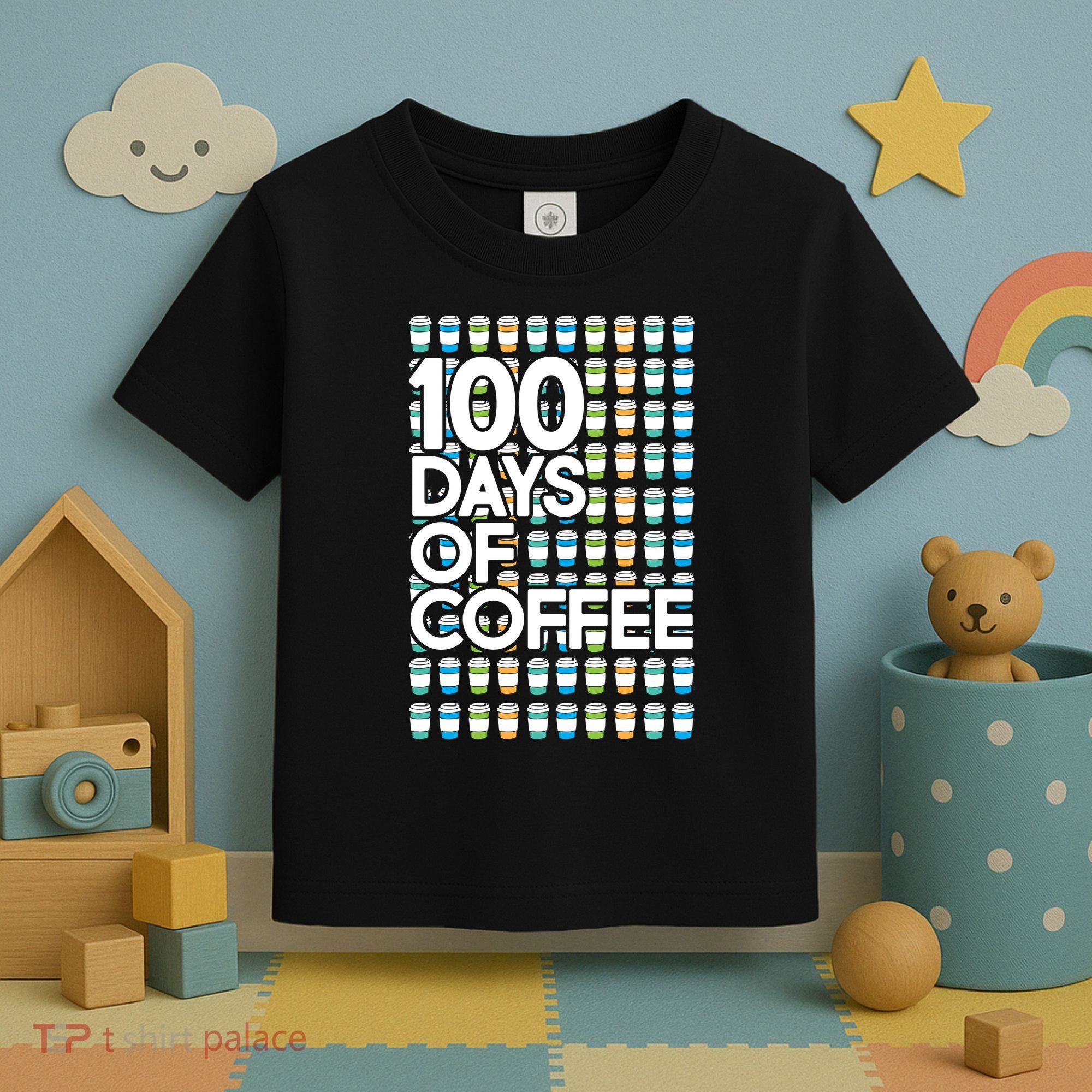 100 Days Of School (Coffee) Toddler T-Shirt