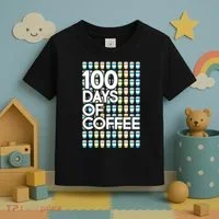 100 Days Of School (Coffee) Toddler T-Shirt thumb 3