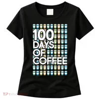 100 Days Of School (Coffee) Women's T-Shirt thumb 0