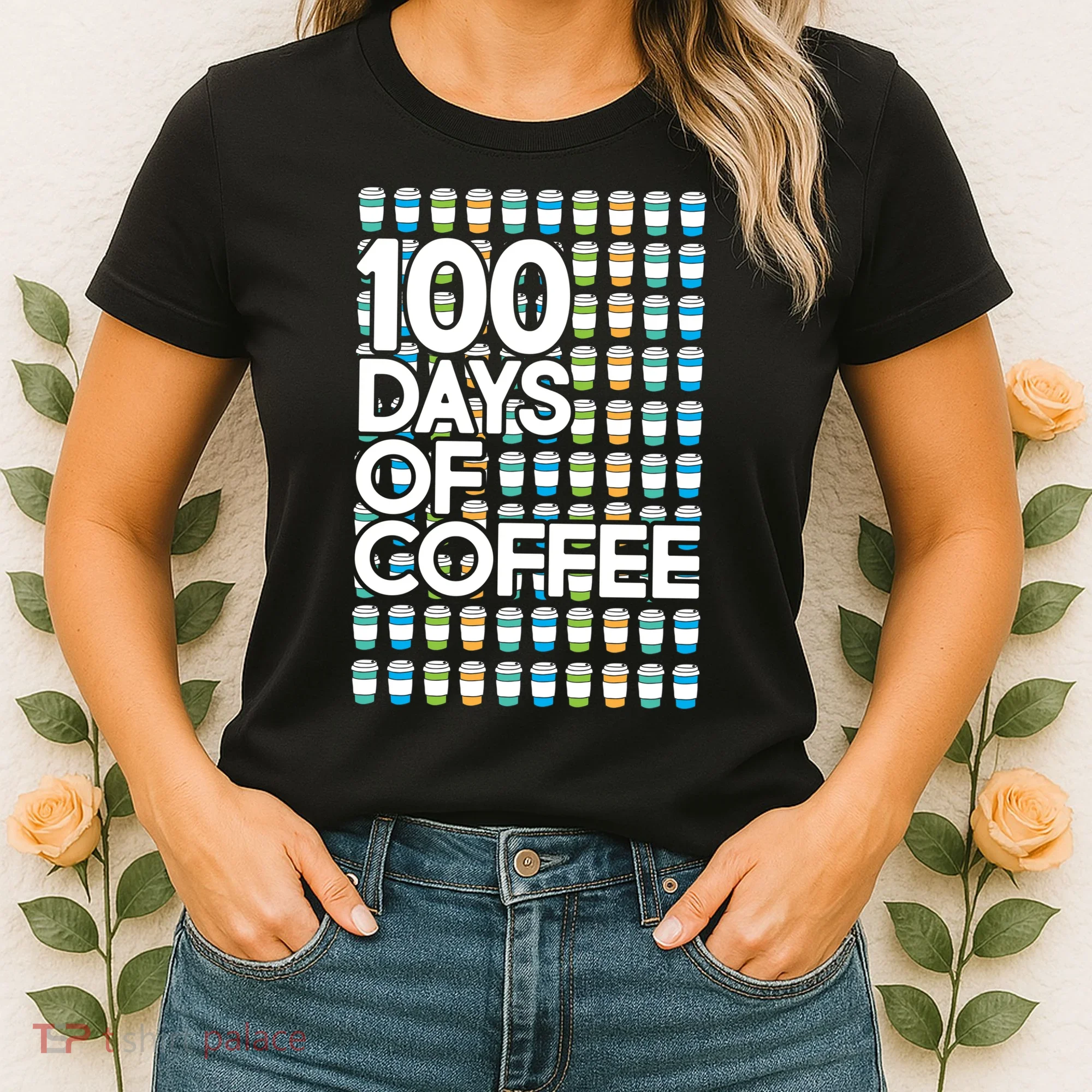 100 Days Of School (Coffee) Women's T-Shirt