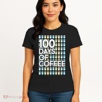 100 Days Of School (Coffee) Women's T-Shirt thumb 4